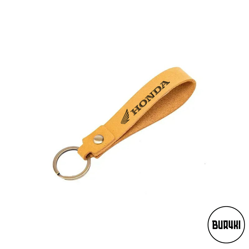 Honda Leather Keychain